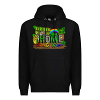 Black home sweet home Premium Hoodie - FaDigitalArtStudio
