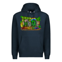 Navy home sweet home Premium Hoodie - FaDigitalArtStudio