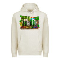 Oatmeal Heather home sweet home Premium Hoodie - FaDigitalArtStudio