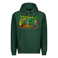 Sports Green home sweet home Premium Hoodie - FaDigitalArtStudio
