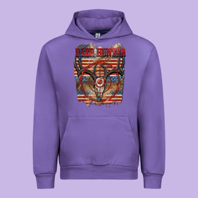 Deer Hunter 4th Of July Urban Hoodie Designed By Cowgirlartshop