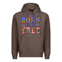 Coffee Born to be free Premium Hoodie - Neo Western
