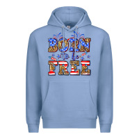 Colony Blue Born to be free Premium Hoodie - Neo Western