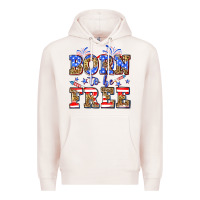 Pale Pink Born to be free Premium Hoodie - Neo Western