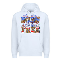White Born to be free Premium Hoodie - Neo Western