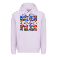 Lilac Born to be free Premium Hoodie - Neo Western