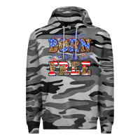 Slate Camo Born to be free Premium Hoodie - Neo Western