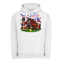 Pigment Lunar Rock Barn farm animals 4th of July Urban Hoodie - Neo Western