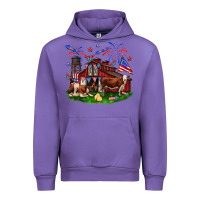Tulip Barn farm animals 4th of July Urban Hoodie - Neo Western