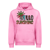 Fuchsia Pink hello sunshine Urban Hoodie - SublimationCraftShop