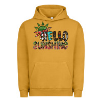 Pigment Peanut Butter hello sunshine Urban Hoodie - SublimationCraftShop
