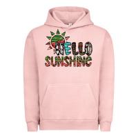 Pigment Salmon hello sunshine Urban Hoodie - SublimationCraftShop