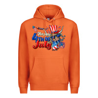 Carrot Happy 4th of July cow Premium Hoodie - CowGirlArtShop