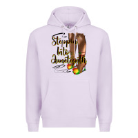 Lilac steppin' into juneteenth heels Premium Hoodie - HRA Design Shop
