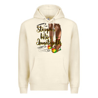 Sandshell steppin' into juneteenth heels Premium Hoodie - HRA Design Shop