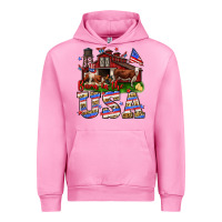 Fuchsia Pink Barn in the USA Urban Hoodie - Neo Western