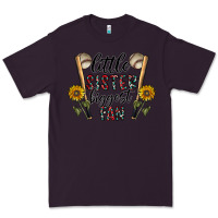 Plum little sister biggest fan Premium Tee - CowhideDigitalArt