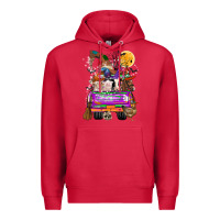 Cardinal Hallloween Farm animals Truck Premium Hoodie - CowhideDigitalArt