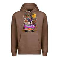Chestnut Hallloween Farm animals Truck Premium Hoodie - CowhideDigitalArt