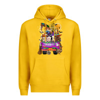 Lemon Hallloween Farm animals Truck Premium Hoodie - CowhideDigitalArt