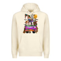 Sandshell Hallloween Farm animals Truck Premium Hoodie - CowhideDigitalArt