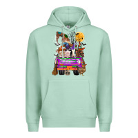 Seafoam Hallloween Farm animals Truck Premium Hoodie - CowhideDigitalArt