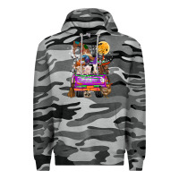 Slate Camo Hallloween Farm animals Truck Premium Hoodie - CowhideDigitalArt