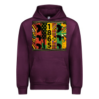 Mauve Wine juneteenth 1865 tumbler Urban Hoodie - HRA Design Shop