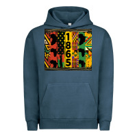 Pigment Midnight Navy juneteenth 1865 tumbler Urban Hoodie - HRA Design Shop