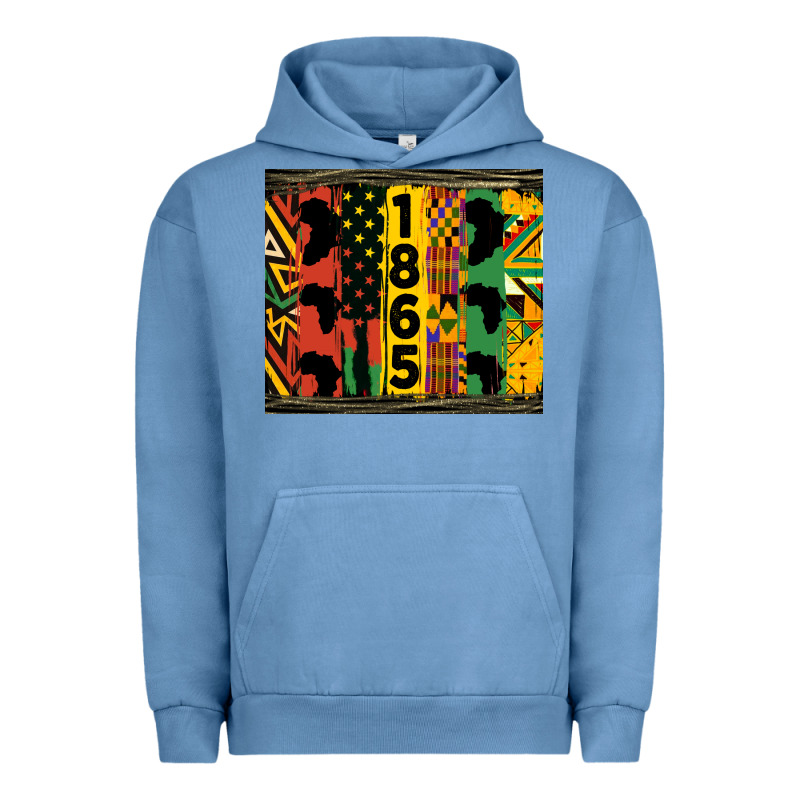 Juneteenth 1865 Tumbler Urban Hoodie by HRA Design Shop | Teevron