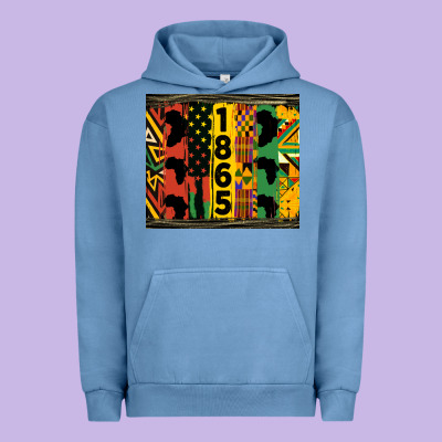 Juneteenth 1865 Tumbler Urban Hoodie Designed By Hra Design Shop