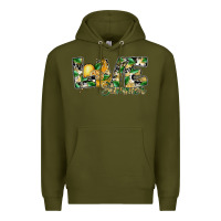 Army Green love summer lemon Premium Hoodie - SublimationCraftShop