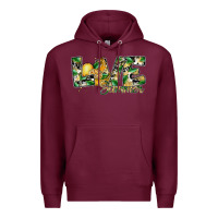 Burgundy love summer lemon Premium Hoodie - SublimationCraftShop