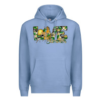 Colony Blue love summer lemon Premium Hoodie - SublimationCraftShop