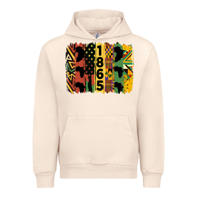 Juneteenth Brush Stroke 2 Urban Hoodie by HRA Design Shop | Teevron