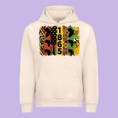 Juneteenth Brush Stroke 2 Urban Hoodie Designed By Hra Design Shop