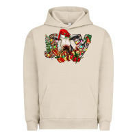 Pigment French Oak christmas joy cow Urban Hoodie - CowhideDigitalArt