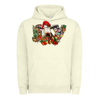 Pigment Pistachio christmas joy cow Urban Hoodie - CowhideDigitalArt