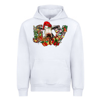 White christmas joy cow Urban Hoodie - CowhideDigitalArt