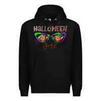 Black halloween girl Premium Hoodie - CowhideDigitalArt