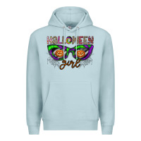Blue Mist halloween girl Premium Hoodie - CowhideDigitalArt