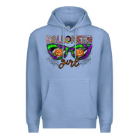 Colony Blue halloween girl Premium Hoodie - CowhideDigitalArt