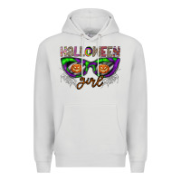 Dove Grey halloween girl Premium Hoodie - CowhideDigitalArt