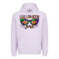 Lilac halloween girl Premium Hoodie - CowhideDigitalArt