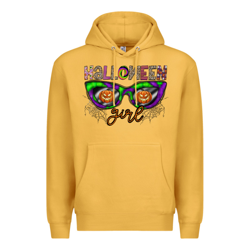 Halloween Girl Premium Hoodie by CowhideDigitalArt | Teevron