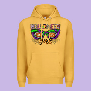 Halloween Girl Premium Hoodie Designed By Cowhidedigitalart