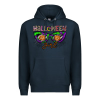 Navy halloween girl Premium Hoodie - CowhideDigitalArt