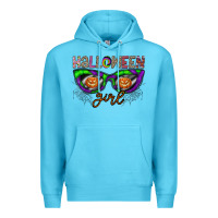 Ocean Blue halloween girl Premium Hoodie - CowhideDigitalArt
