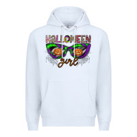 White halloween girl Premium Hoodie - CowhideDigitalArt