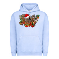 Pigment Grape Ice christmas joy highland cow Urban Hoodie - CowhideDigitalArt